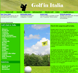 Golf in Italia